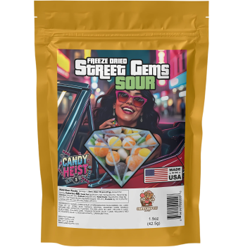 CANDY HEIST - Freeze Dried Street Gems Sour 42.5g